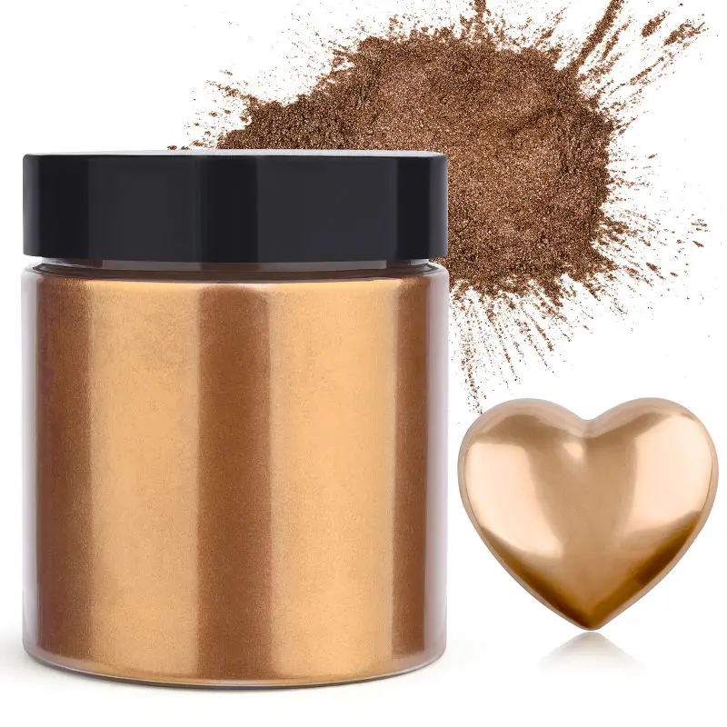 Glitter Powder Resin - 50g/Şişe Metalik Sim Tozu Altın Gümüş