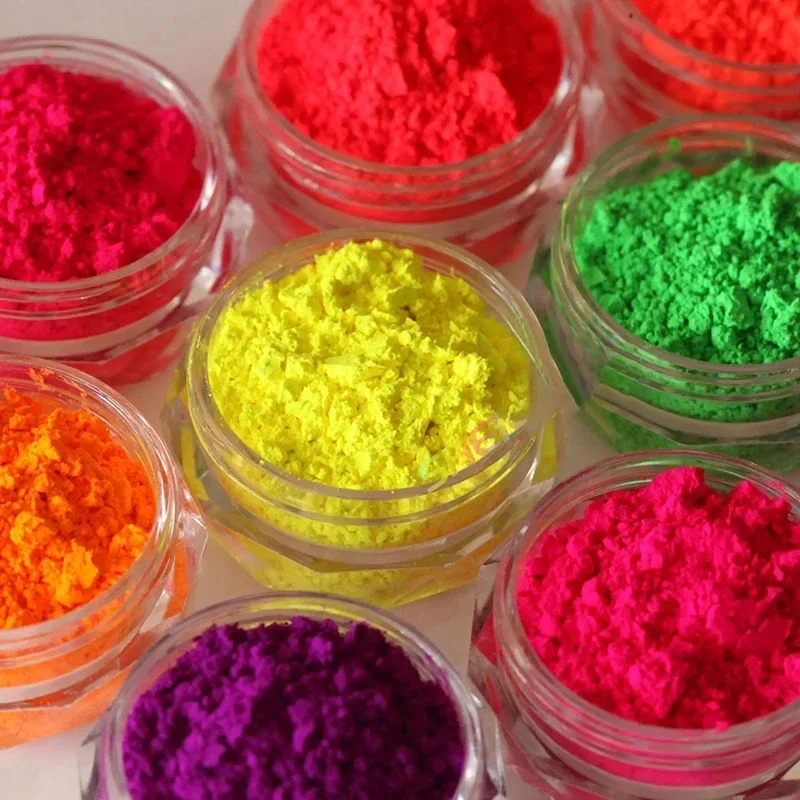 Glitter Powder Resin - 12 kavanoz 5g fluorenrenmika toz epoksi