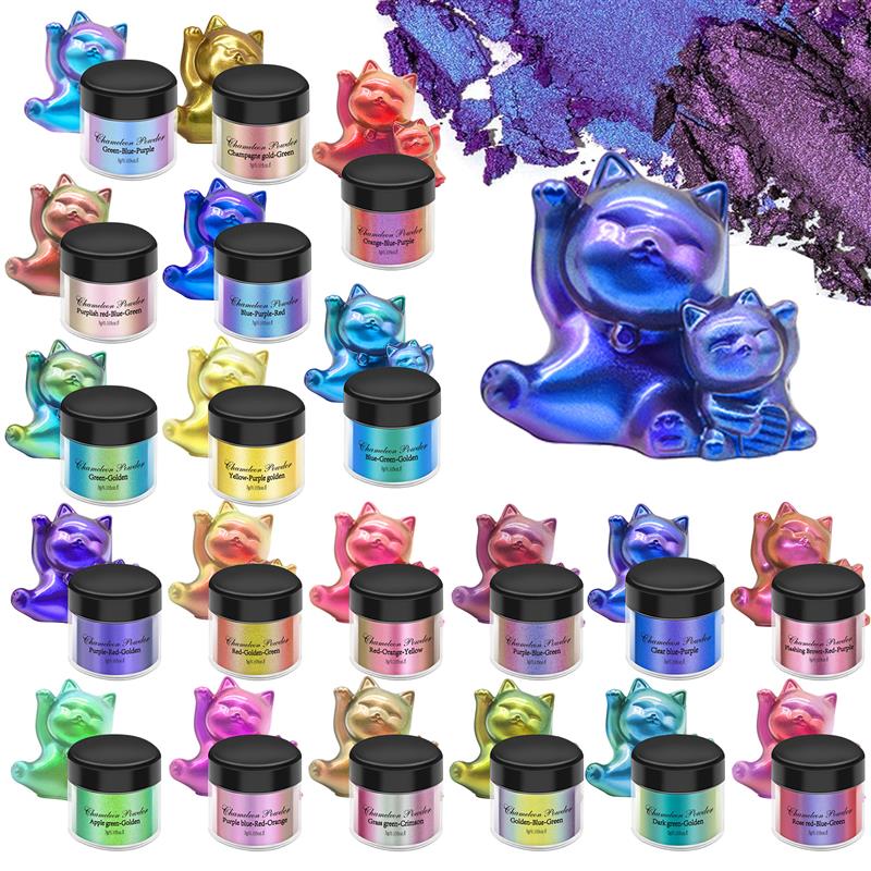Glitter Powder Resin - 3g ayna chamemunlar reçine Pigment Glitter