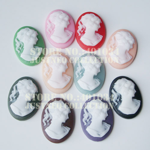 Resin Art Sculptures - Art Deco Vintage Stil Reçine Cameo