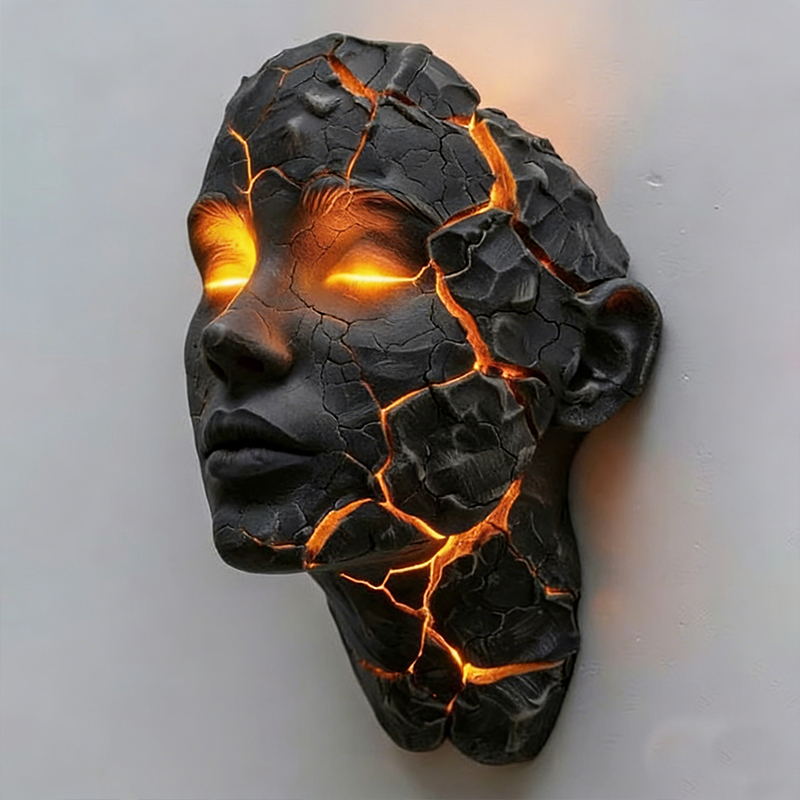 Resin Art Light - 2026 Yeni Reçine Çatlak Ruh Duvar