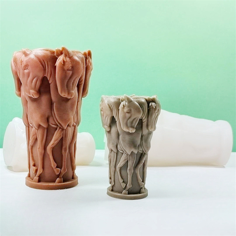 Sürücü At Heykeli Mum silikon  - Resin Art Sculptures incelemesi ve fiyatı