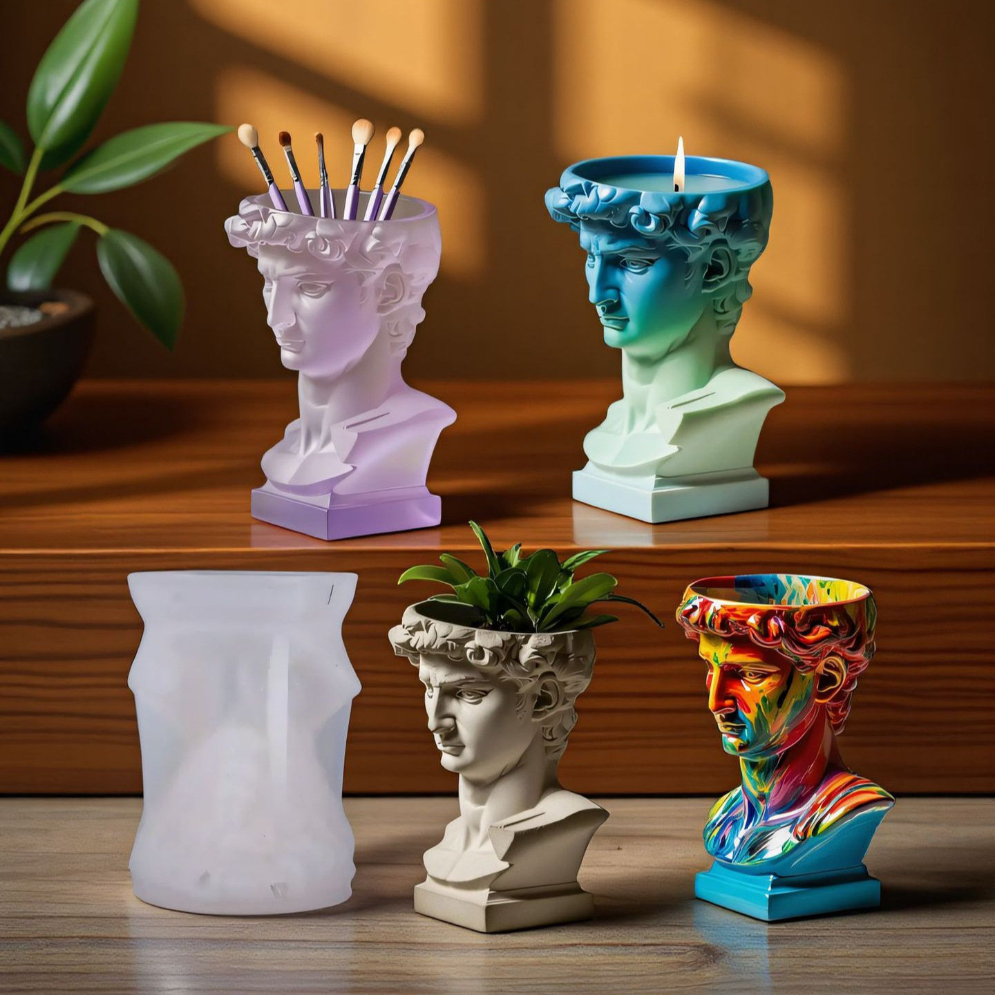 David Kafa Silikon Ekici Kalıp - Resin Art Sculptures incelemesi ve fiyatı
