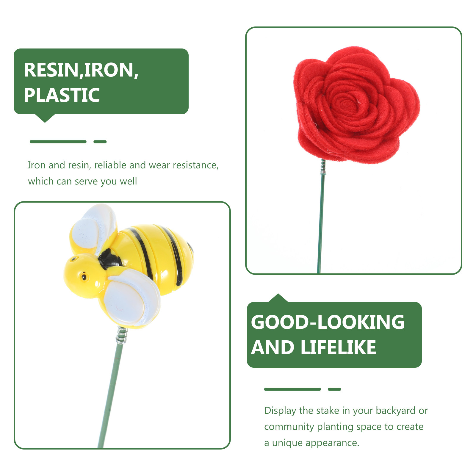 1 Set Gerçekçi Çubuk Dekoratif - Resin Art With Flowers incelemesi ve fiyatı