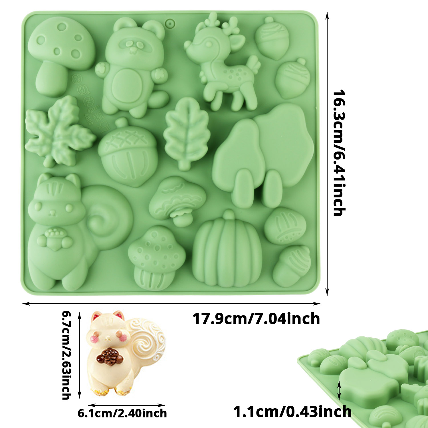 Sincap ve Geyik Şeklinde Hayva - Resin Art Accessories incelemesi ve fiyatı