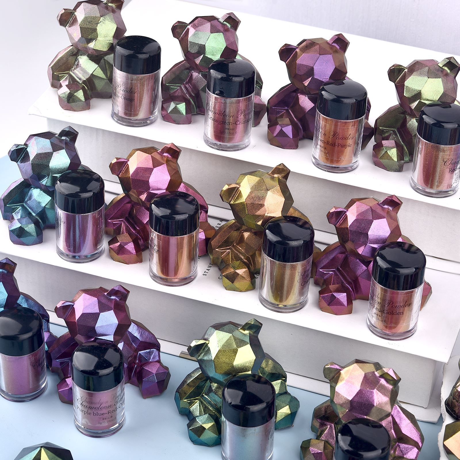 Ayna bukalemun reçine Pigment  - Glitter Powder Resin incelemesi ve fiyatı