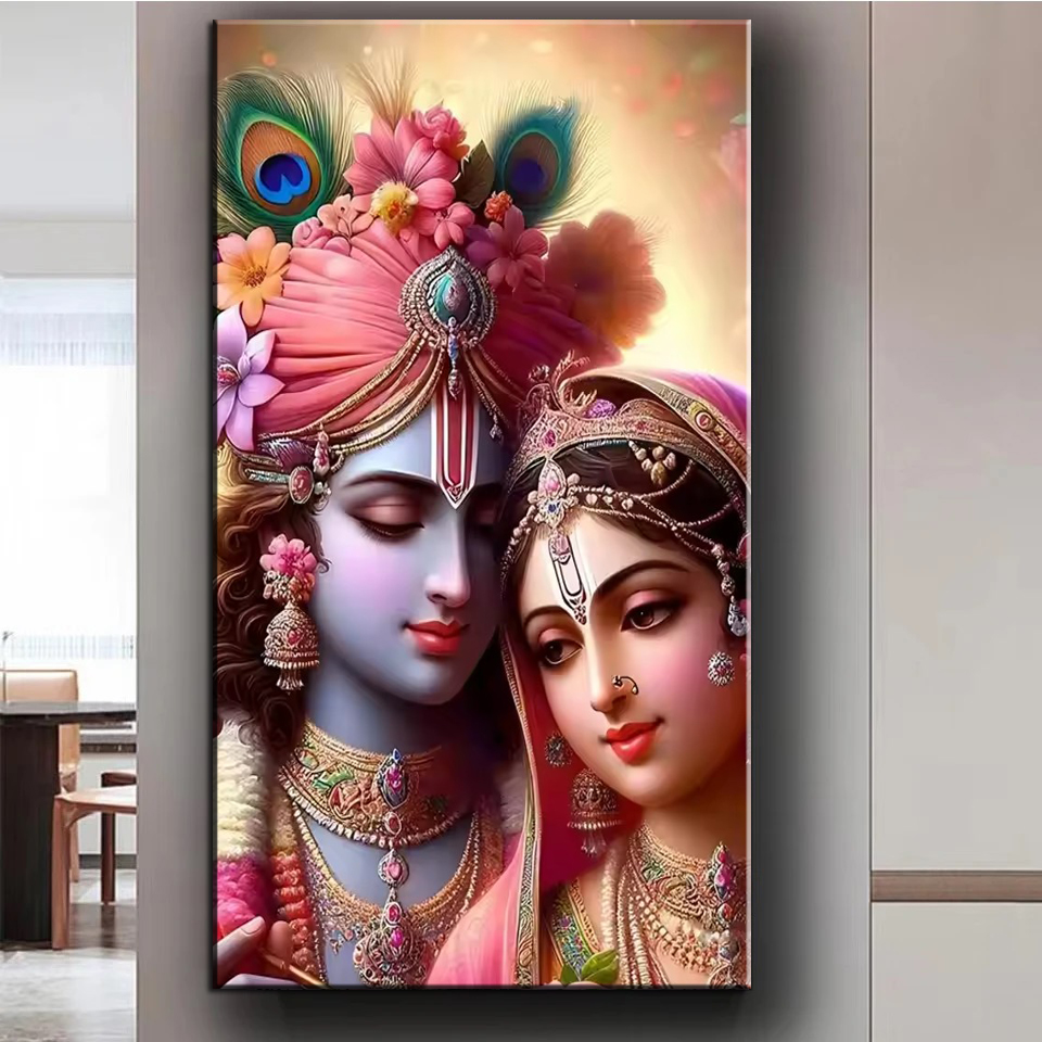 Indian Lord Radha Krishna Coup - Resin Art Radha Krishna incelemesi ve fiyatı