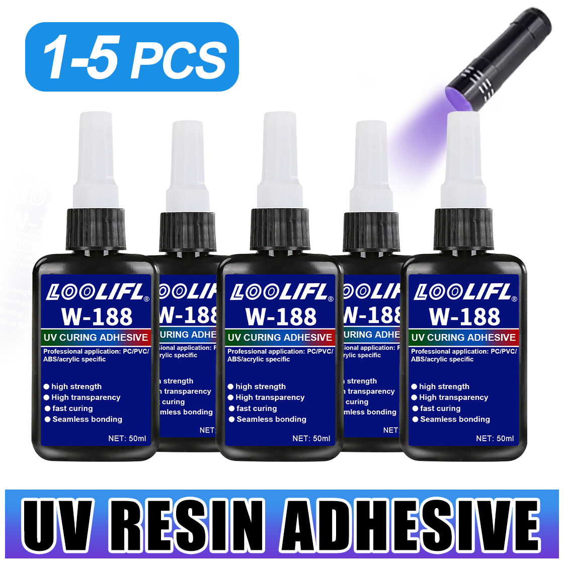 LOOLIFL 188 Güçlü 50ml UV Reçi - Resin Art Light incelemesi ve fiyatı