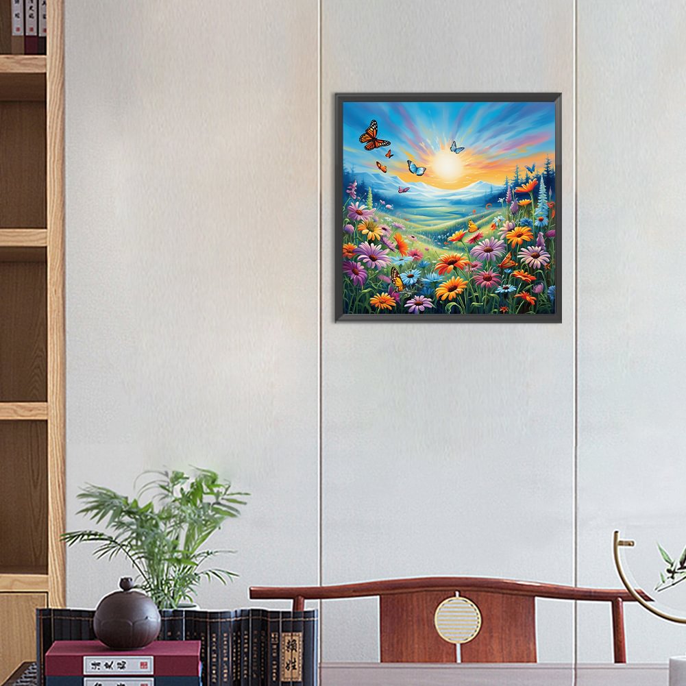 Elmas Boyama Ailesi Sevimli Ge - Resin Art With Flowers incelemesi ve fiyatı