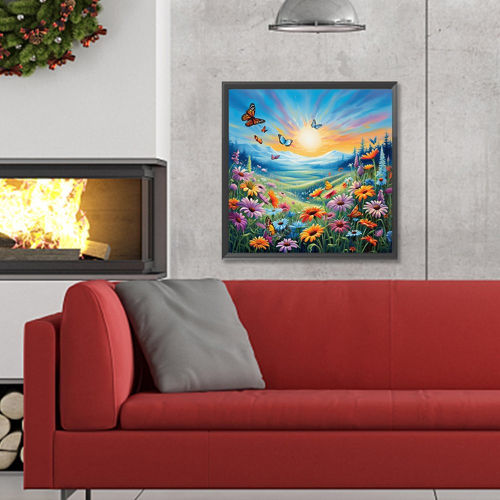 Elmas Boyama Ailesi Sevimli Ge - Resin Art With Flowers incelemesi ve fiyatı