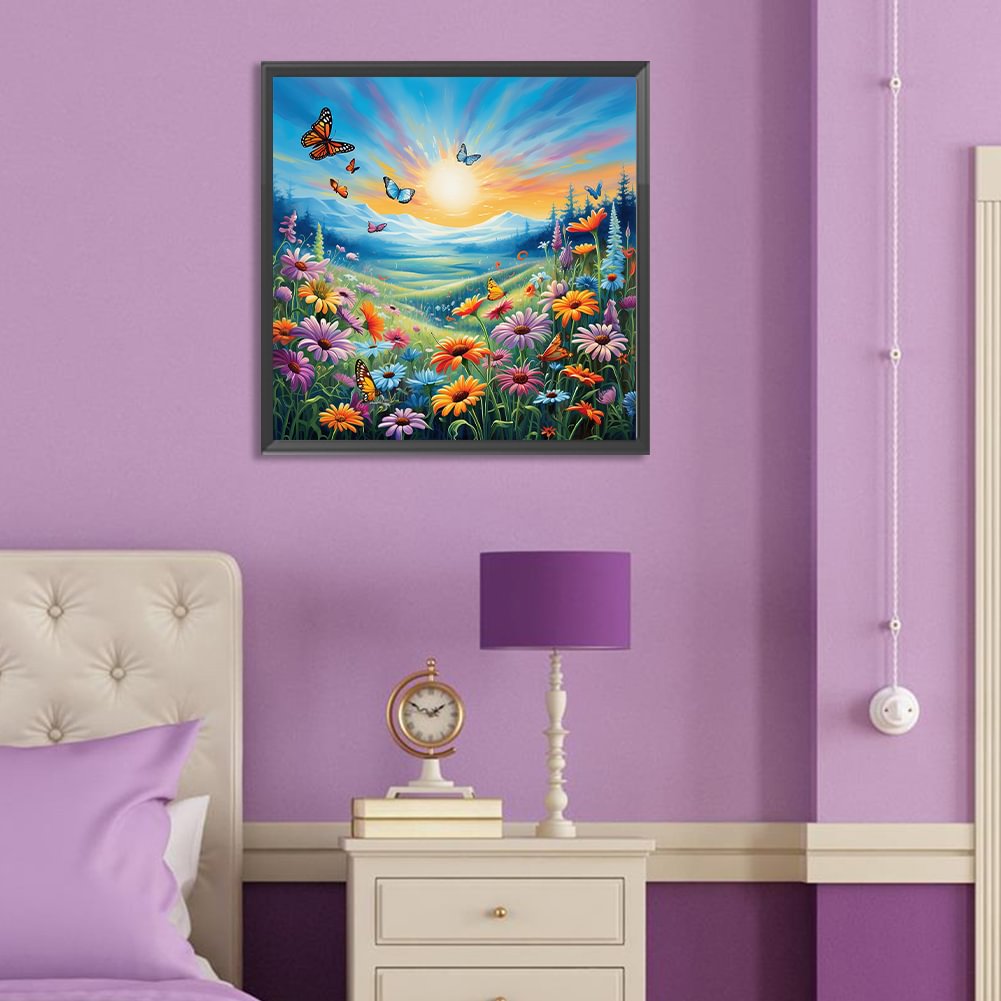 Elmas Boyama Ailesi Sevimli Ge - Resin Art With Flowers incelemesi ve fiyatı