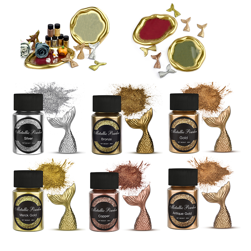 20ml/şişe metalik sim tozu alt - Glitter Powder Resin incelemesi ve fiyatı